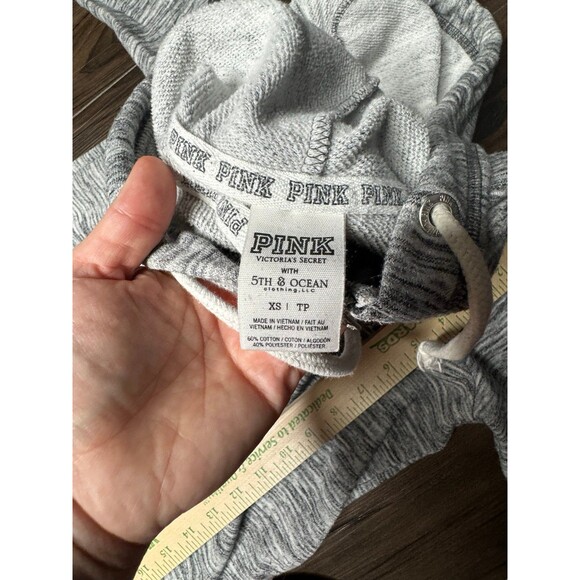 Victorias Secret Pink 5th and Ocean Purdue Hoodie Grey Full Zip Boilermakers XS - Picture 6 of 6